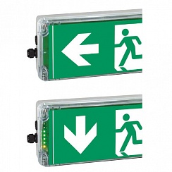 ceag exit/exit2 zone 1 and 2 non-metallic led exit signs